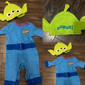 Toy Story Alien infant costume -Size 6-12 M